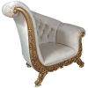 LOMBARD ART DECO WINGED SOFA CHAIR