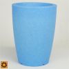 BLUE CIELO ROUND POT HEIGHT 50CM.