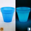 BLUE TERME CONICAL POT 60CM.