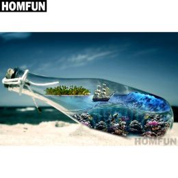 Full Square/Round Drill 5D DIY Diamond Painting "Bottle of the sea" Embroidery Cross Stitch Mosaic Home Decor Gift Homejoy - 40x60 Square