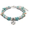 17 Patterns Tortoise Anklet Shell Starfish Retro Chain Women's Beachwear Anklet - Numbers