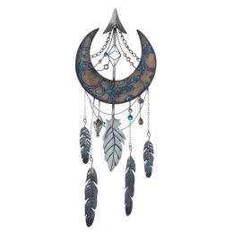 Accent Plus Crescent Moon Dream Catcher Wall Decor