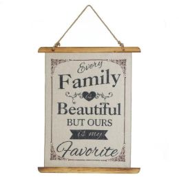 Accent Plus Beautiful Family Linen Wall Art